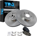 TRQ Front Brake Pad & Rotor Kit Ceramic Compatible with 2004-2006 Lexus ES330