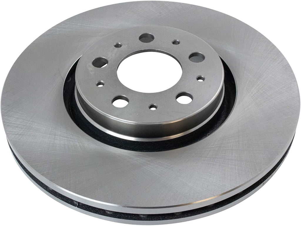 TRQ Front Brake Pad and Rotor Set Ceramic Compatible with 2003-2012 Volvo XC90 316mm Rotors 2013 XC90 To VIN 633384 316mm Rotors