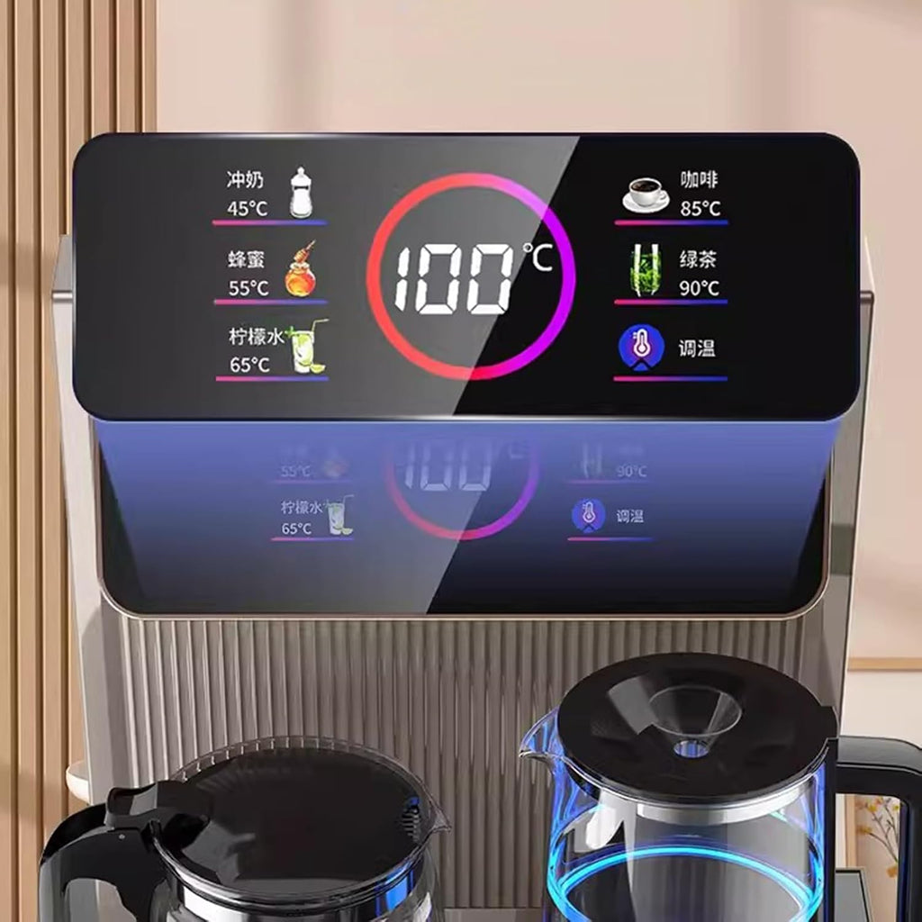 Hot and Cold Water Dispenser Vertical Intelligent Water Dispenser Household Bottom Mounted Water Bucket Multifunctional Automatic Bucket Water and Tea Bar Machine