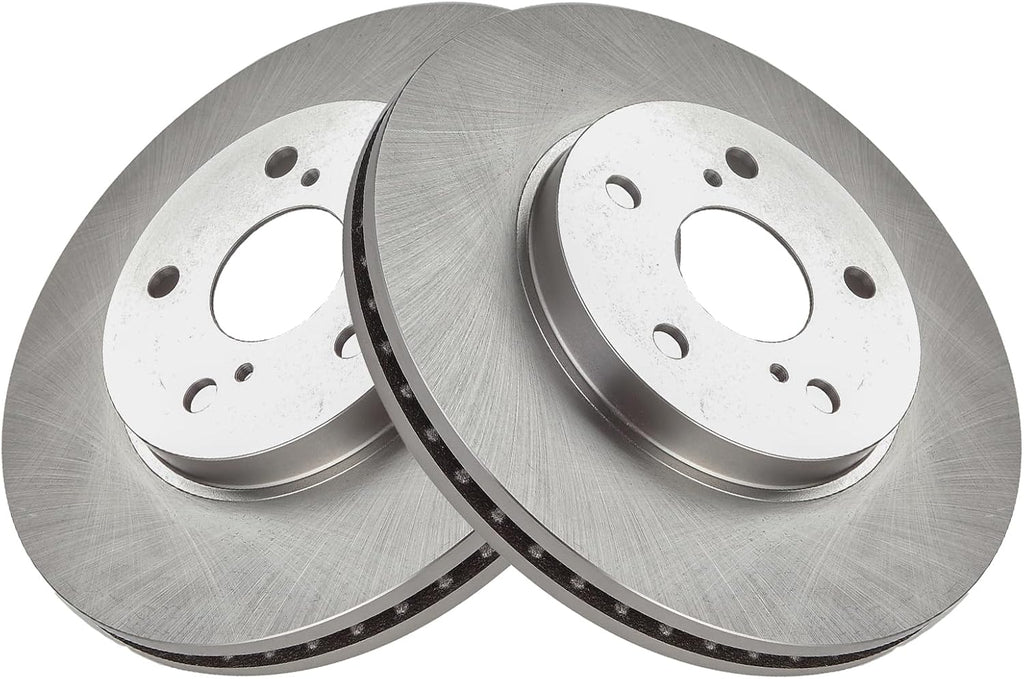 TRQ Front and Rear Ceramic Brake Pad and Rotor Set Compatible with 2006-2008 Lexus IS250