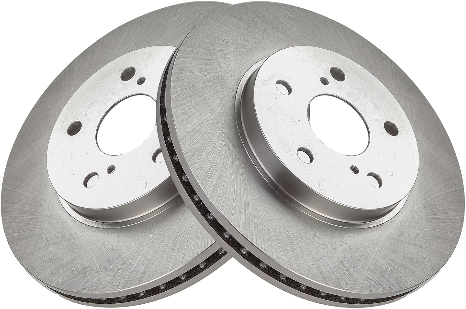 TRQ Front and Rear Ceramic Brake Pad and Rotor Set Compatible with 2006-2008 Lexus IS250