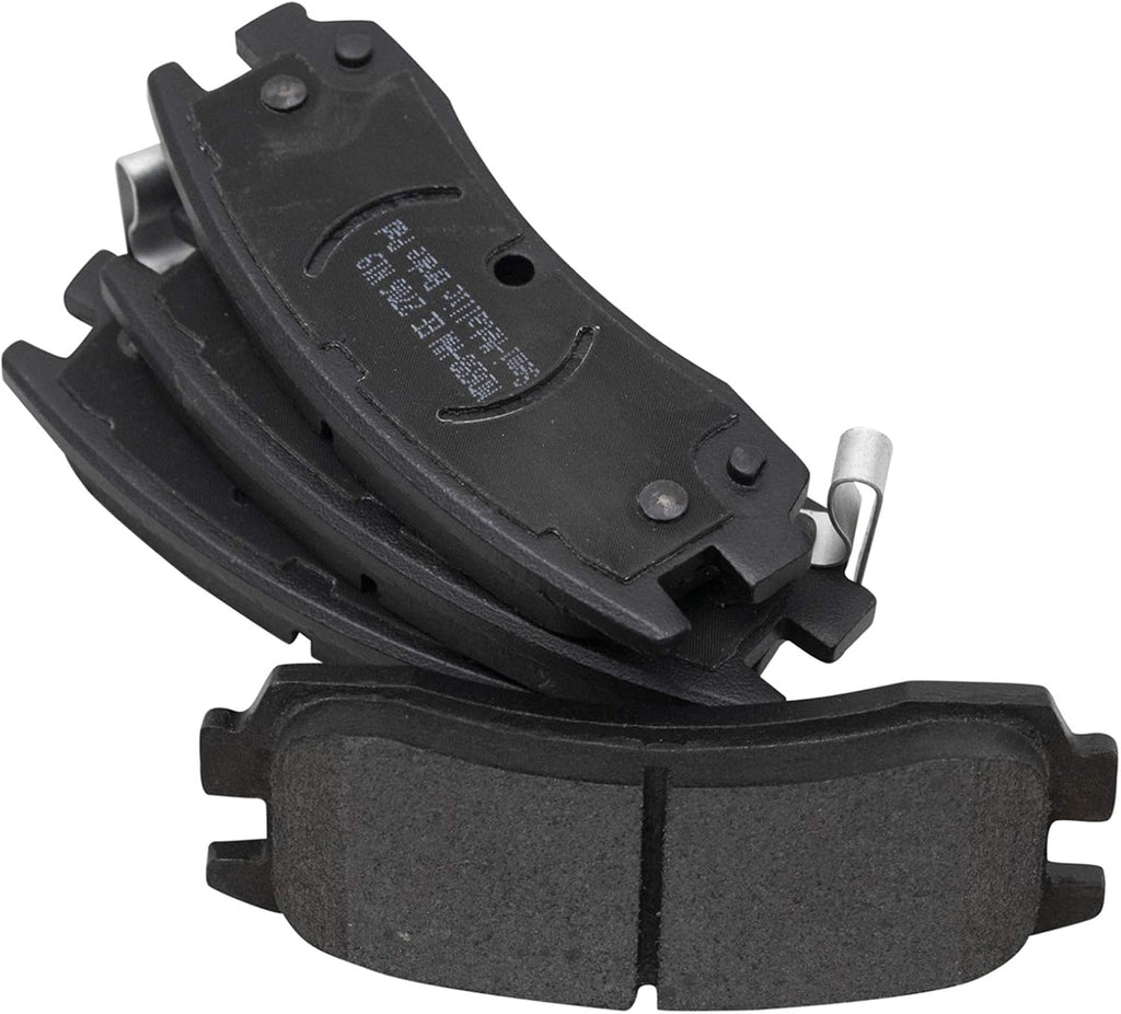 TRQ Brake Pad & Rotor Kit Slotted X Drilled Performance Semi-Metallic Premium G-Coated Compatible with 99-05 Buick 00-05 Chevrolet 99-02 Oldsmobile 99-03 Pontiac