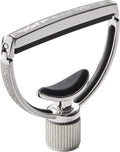 G7th Heritage 6-String Guitar Capo S3 - Stainless Steel with Full Acanthus Engraving & Adaptive Radius Technology - Wide Width - Yoke-Style Capo for Acoustic and Electric Guitar, UK Design