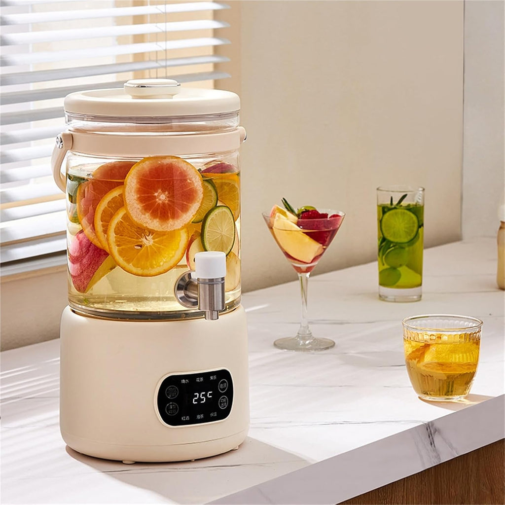 3L Glass Electric Kettle With Touchscreen,Health Pot With Strainer,Adjustable 40–90°C Temperature, 24-Hour Heat Retention, High Borosilicate Glass Body With Detachable Tea Infuser For Brewing