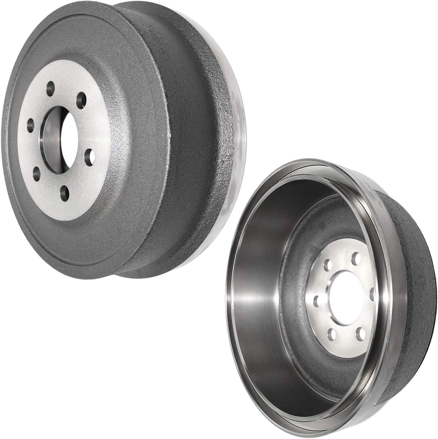 Detroit Axle - Brake Kit for 1998-2002 Dodge Durango 00-02 Dakota Replacement Front Drilled & Slotted Disc Brake Rotors 1999 2000 2001 REAR Brakes Drums: 11' inch Brake Drum