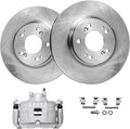 Detroit Axle - Front Brake Kit for Chrysler Sebring 200 Dodge Avenger Caliber Jeep Compass Patriot, 11.57'' inch Disc Brake Rotors Brake Caliper Replacement