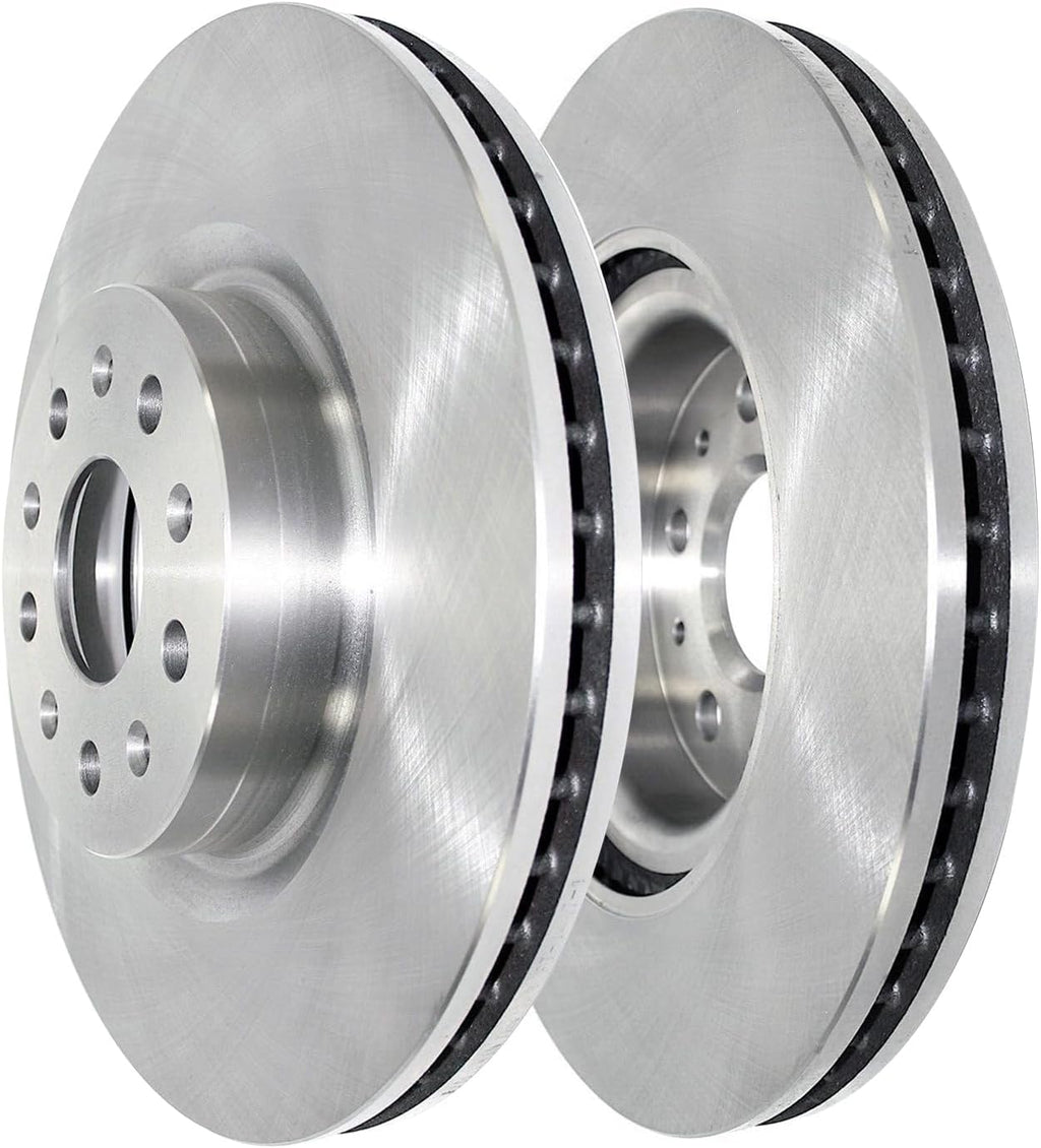 Detroit Axle - Front Brake Kit for 2021-2024 Chevrolet Camaro, Disc Brake Rotors Ceramic Brakes Pads with Hardware 2022 2023 Replacement : 13.58' inch Rotor