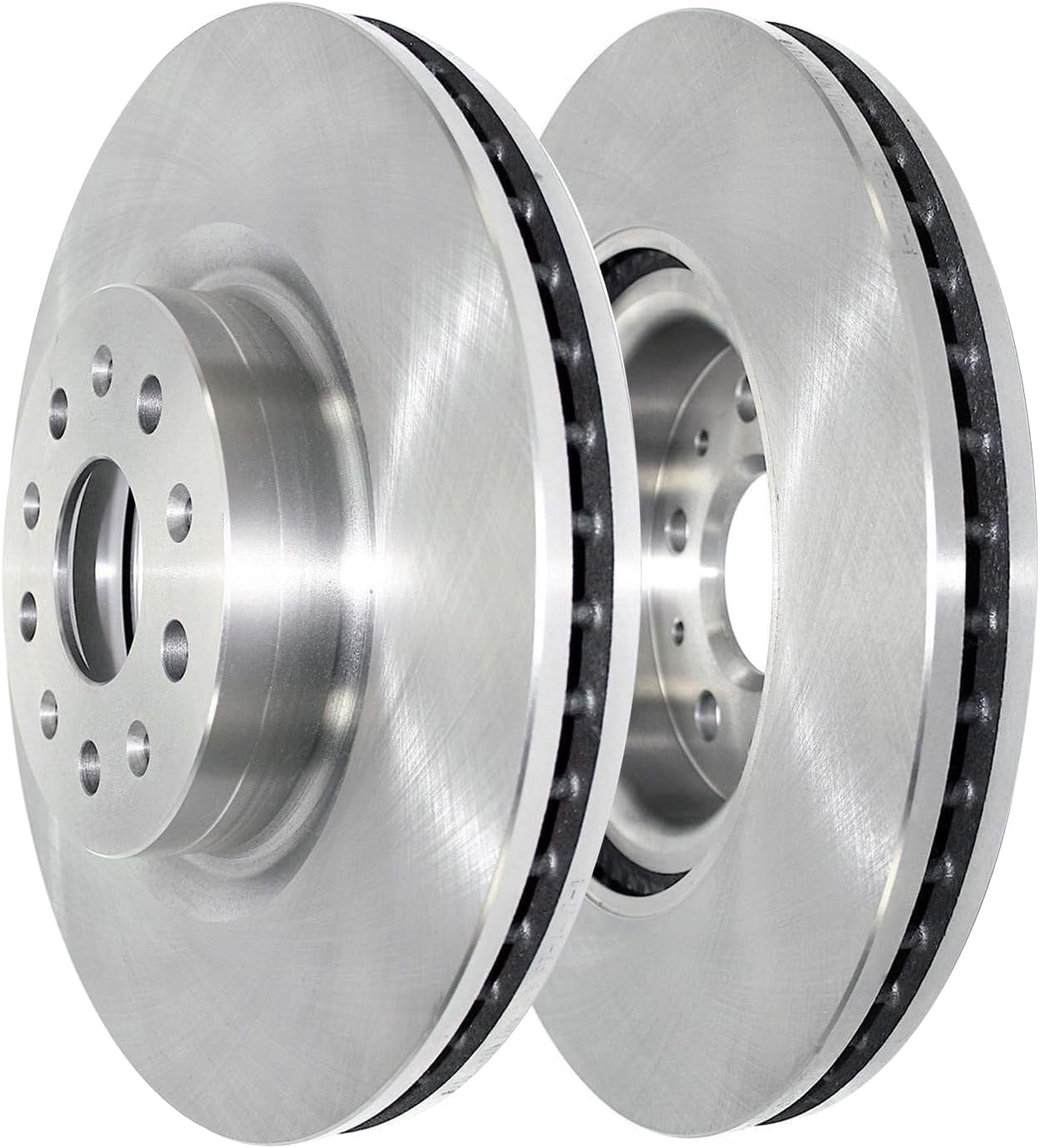 Detroit Axle - Front Brake Kit for 2021-2024 Chevrolet Camaro, Disc Brake Rotors Ceramic Brakes Pads with Hardware 2022 2023 Replacement : 13.58' inch Rotor