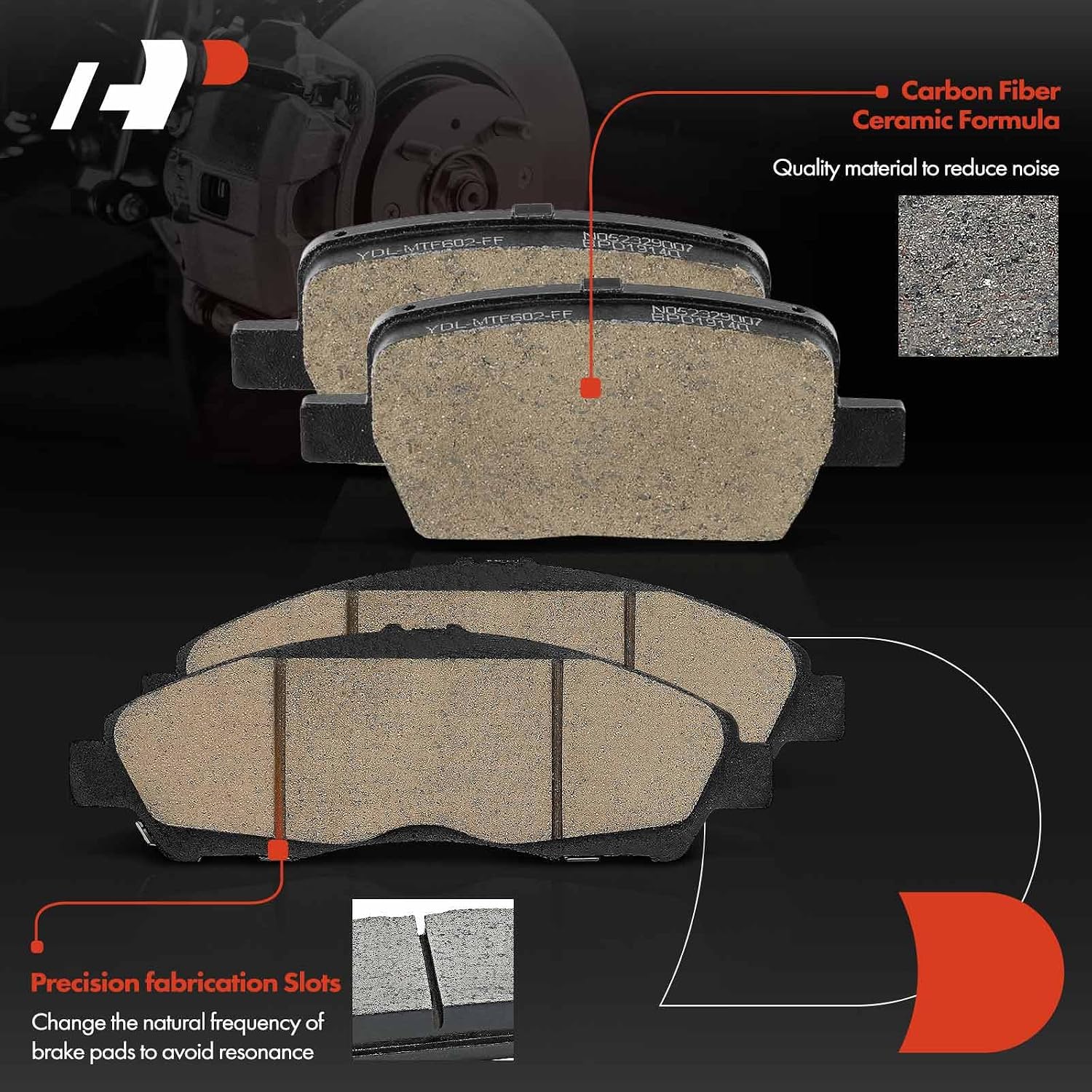 A-Premium Front and Rear Vented Disc Brake Rotors + Ceramic Pads Kit Compatible with Select Chevrolet, Buick and GMC Models - Traverse 2018, Blazer 2019-2020, Enclave 2018-2020, Acadia 2017-2020