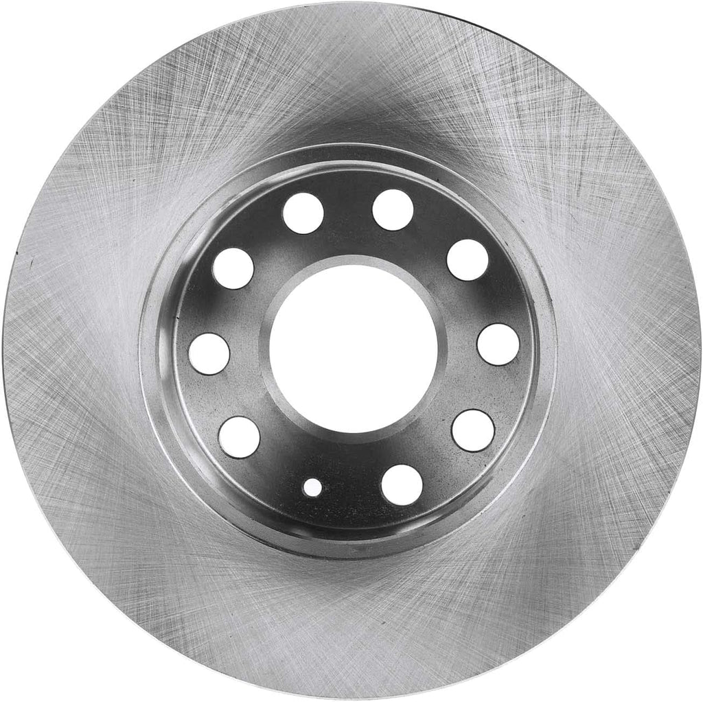 A-Premium Front Vented & Rear Solid Disc Brake Rotors + Ceramic Pads Kit Compatible with Select Volkswagen Models - Golf 2010/2012, For Jetta 2005-2010, Rabbit 2006-2009, 12-PC Set
