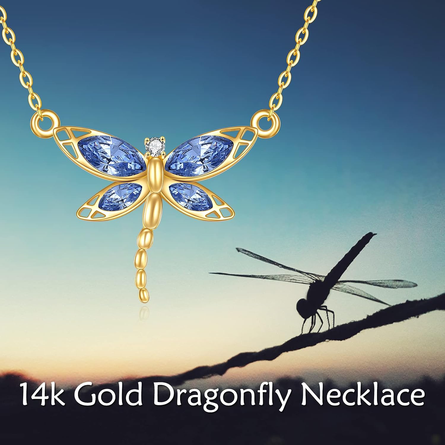 KECHO Christmas Gifts 14k Solid Gold Animals Necklace for Women Giraffe Bee Elephant Ladybug Koala Axolotl Horse Unicorn Cat Necklaces Pendant Jewelry Mothers Day Birthday for Mom Wife Friends