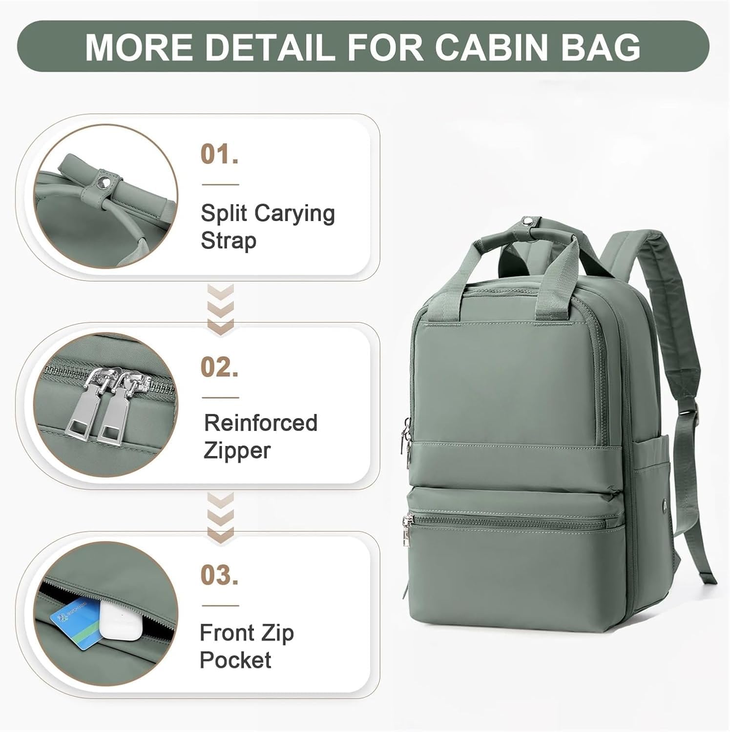 Vacuum Bags For Travel Leisure Backpack For Men Women 40x20x25 Compression Carry On Laptop Large Capacity