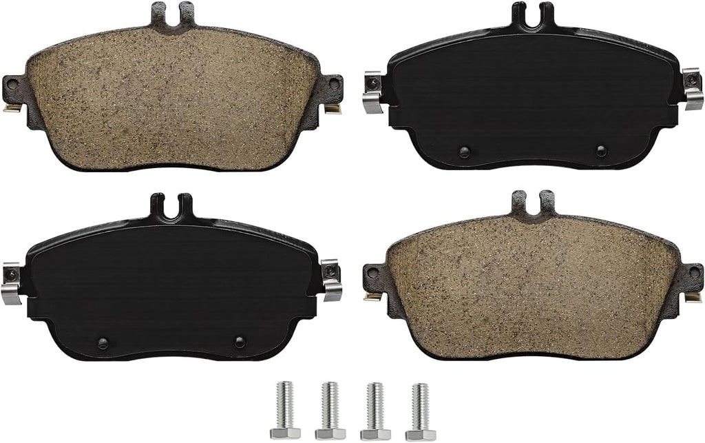 Detroit Axle - 6pc Front Brake Kit for INFINITI 17-19 QX30, Mercedes-Benz 13-17 B250 14-19 CLA250 15-20 GLA250, 12.60' inch Disc Brakes Rotors Ceramic Brake Pads 2016 2017 2018 Replacement