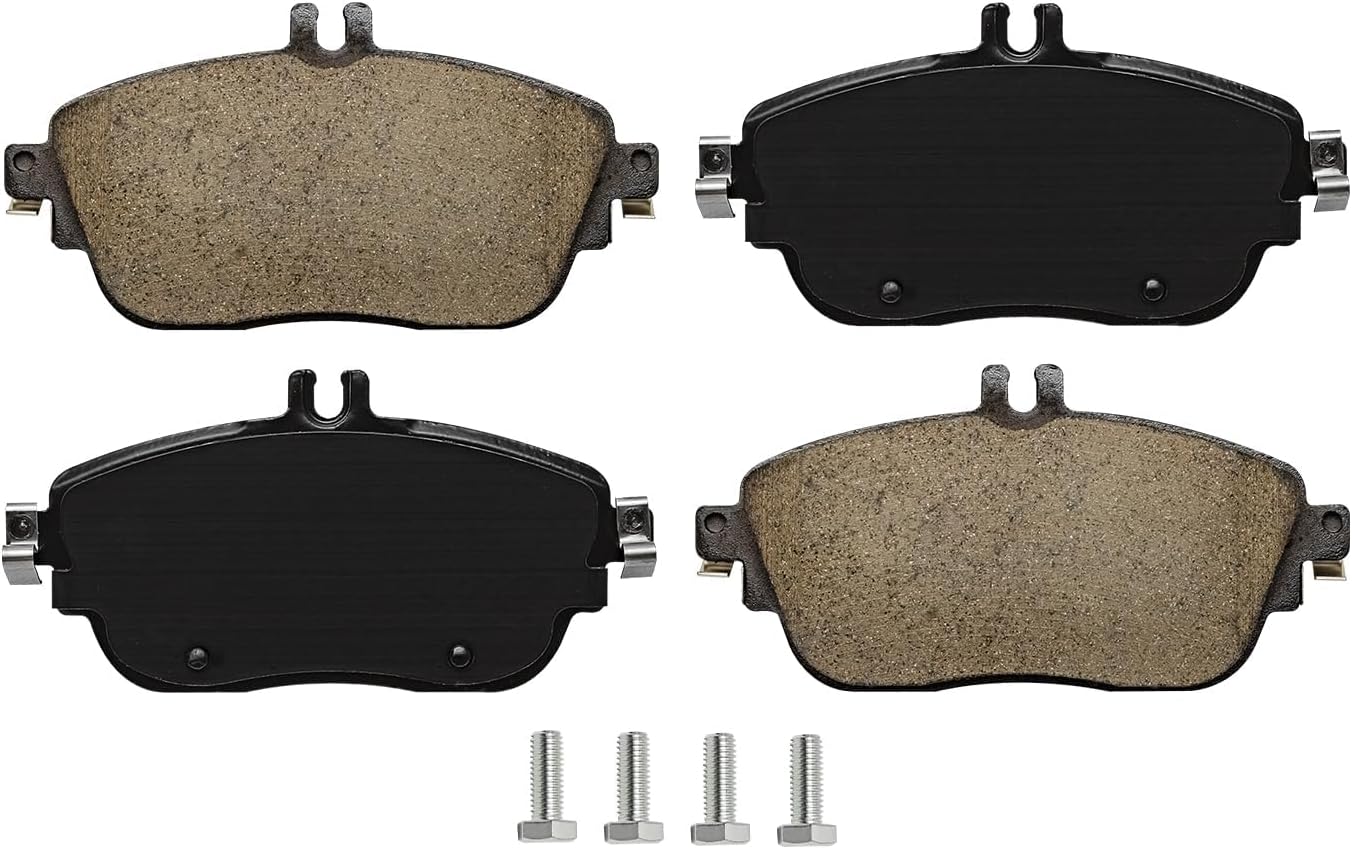 Detroit Axle - 6pc Front Brake Kit for INFINITI 17-19 QX30, Mercedes-Benz 13-17 B250 14-19 CLA250 15-20 GLA250, 12.60' inch Disc Brakes Rotors Ceramic Brake Pads 2016 2017 2018 Replacement