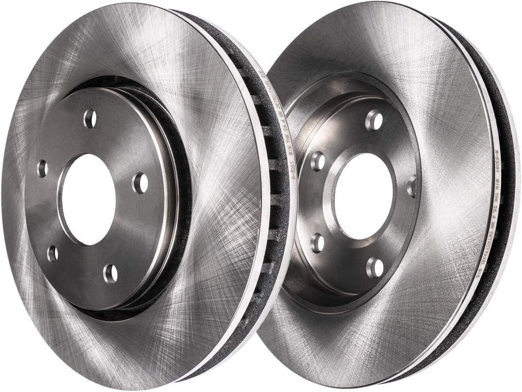 Detroit Axle - Front Brake Kit for 2008-2016 Toyota Sequoia, 2007-2016 Tundra, Disc Brake Rotors Brake Caliper 2009 2010 2011 2012 2013 2014 2015 Replacement