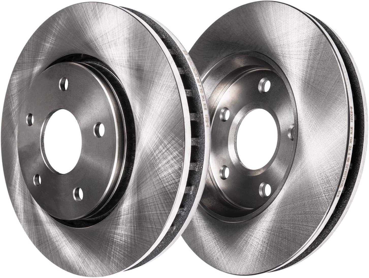 Detroit Axle - Front Brake Kit for 2008-2016 Toyota Sequoia, 2007-2016 Tundra, Disc Brake Rotors Brake Caliper 2009 2010 2011 2012 2013 2014 2015 Replacement