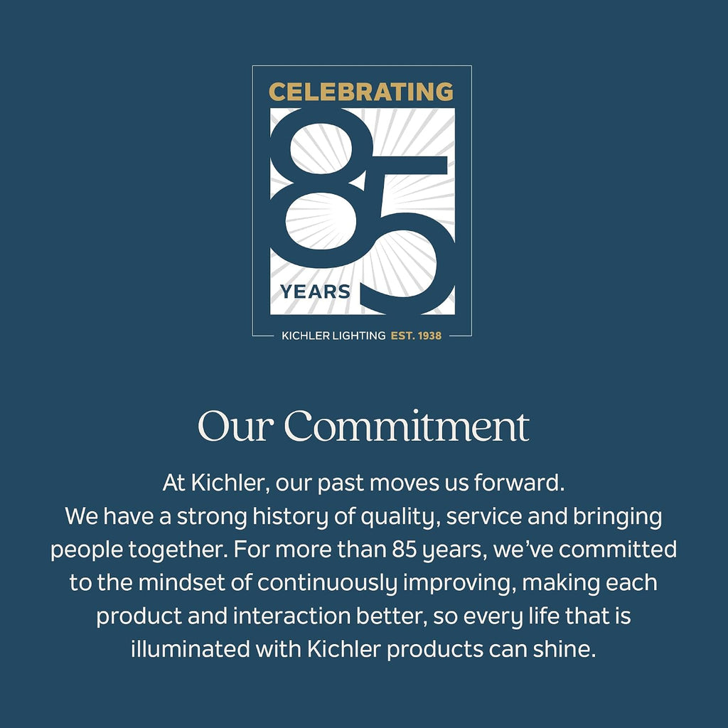 Kichler Lighting Riviera 10.25' 3 Light Pendant with Clear Ribbed Glass in Brushed Nickel