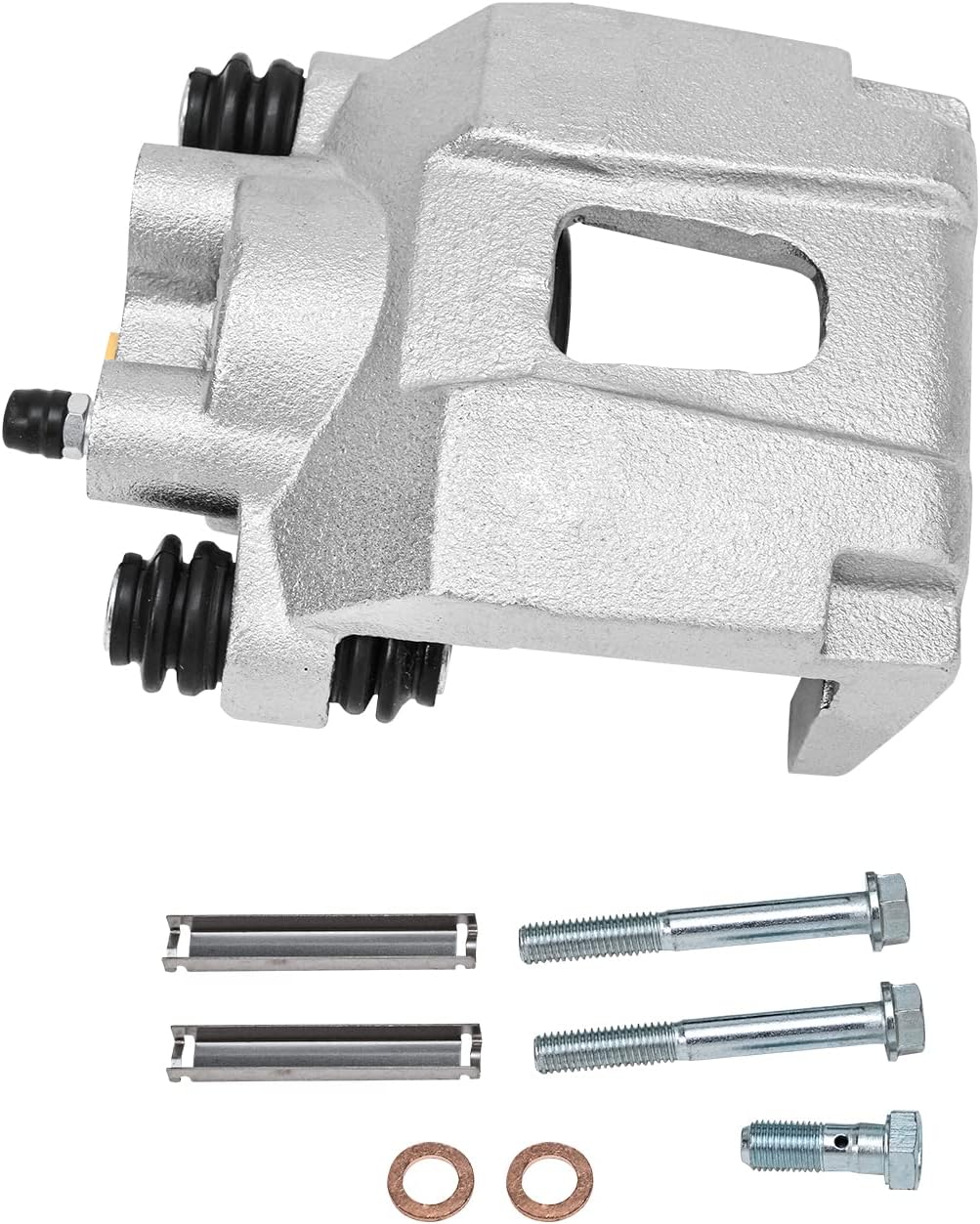 Detroit Axle - Rear Brake Kit for 06-10 Ford Explorer Sport Trac Mercury Mountaineer, Ceramic Brake Pads Disc Brake Calipers 2006 2007 2008 2009 2010 Replacement