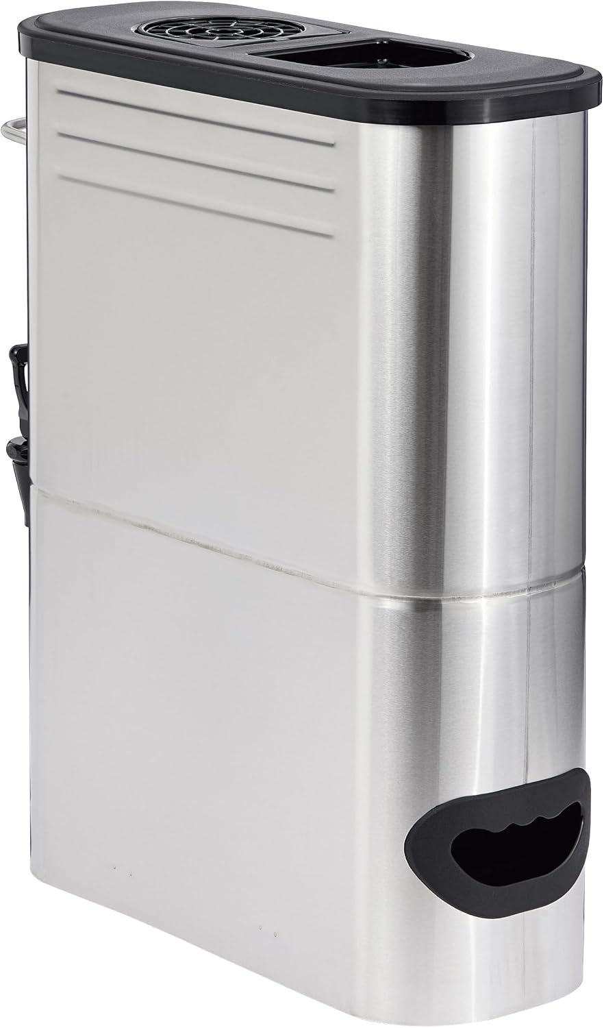 Hubert 3 Gallon Stainless Steel Beverage Dispenser, Slim Profile, Commercial Ice Tea and Lemonade Dispenser for Caterers, Cafes, Bakeries, Offices, Hotels