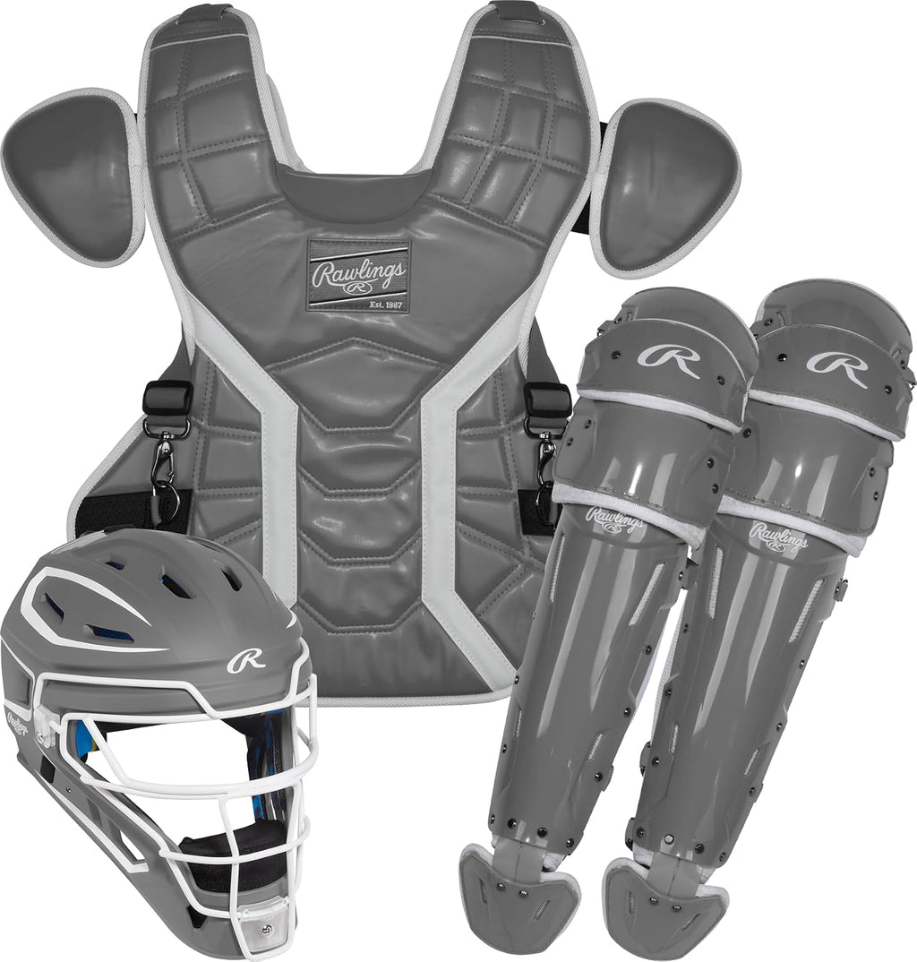 Rawlings | MACH PRO Series Baseball Catcher's Set | NOCSAE Certified | Adult & Intermediate Sizing | Multiple Colors