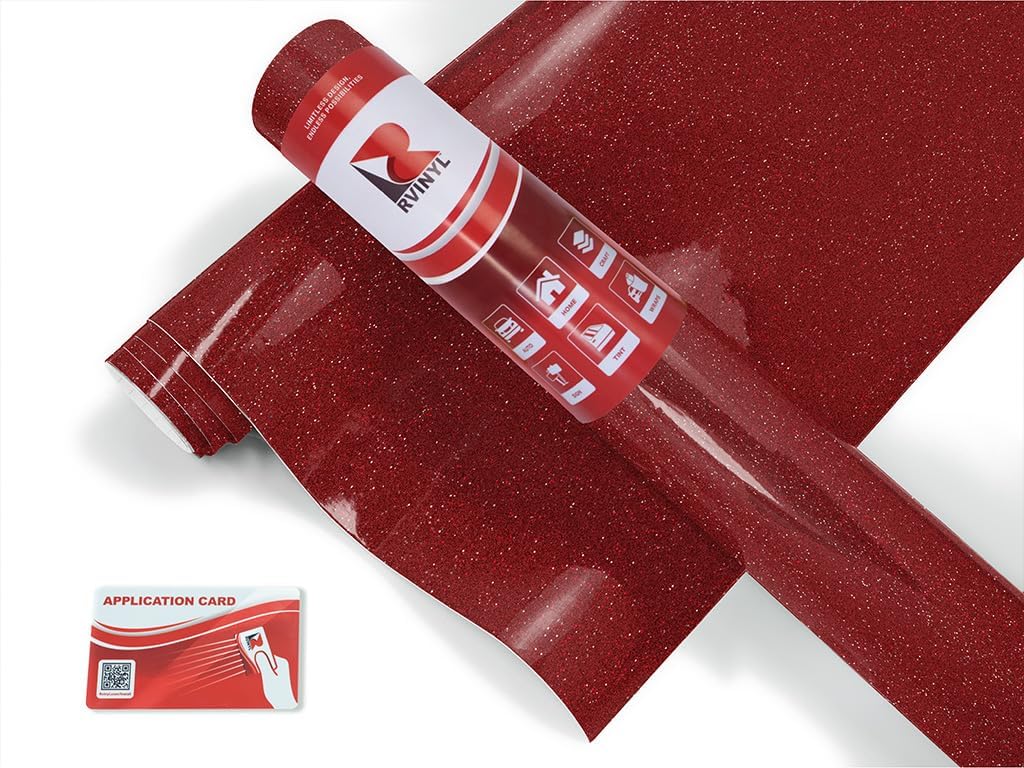 Avery Dennison SW900 426-D Diamond Red Supreme Wrapping Film Vinyl Vehicle Car Wrap Sheet Roll - (72' x 60')