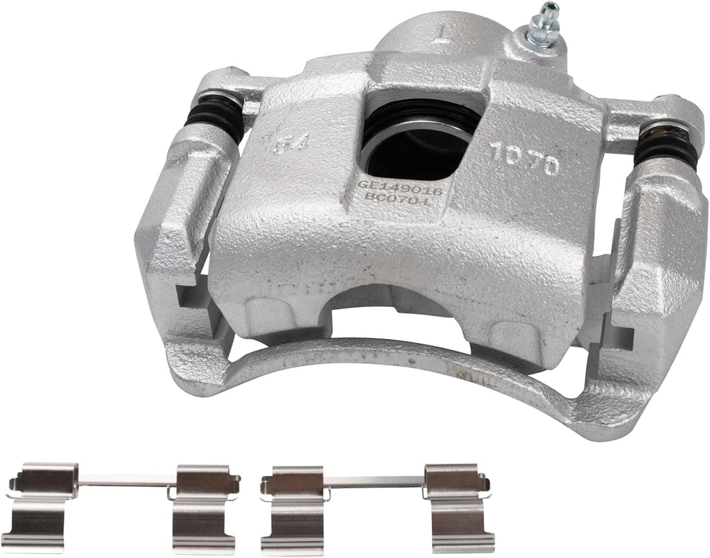 TRQ Front Brake Pad and Rotor Set Ceramic Vented Rotors Calipers Compatible with 2004-2011 Chevrolet Aveo 2007-2011 Aveo5 2013-2015 Spark 2009 Pontiac G3