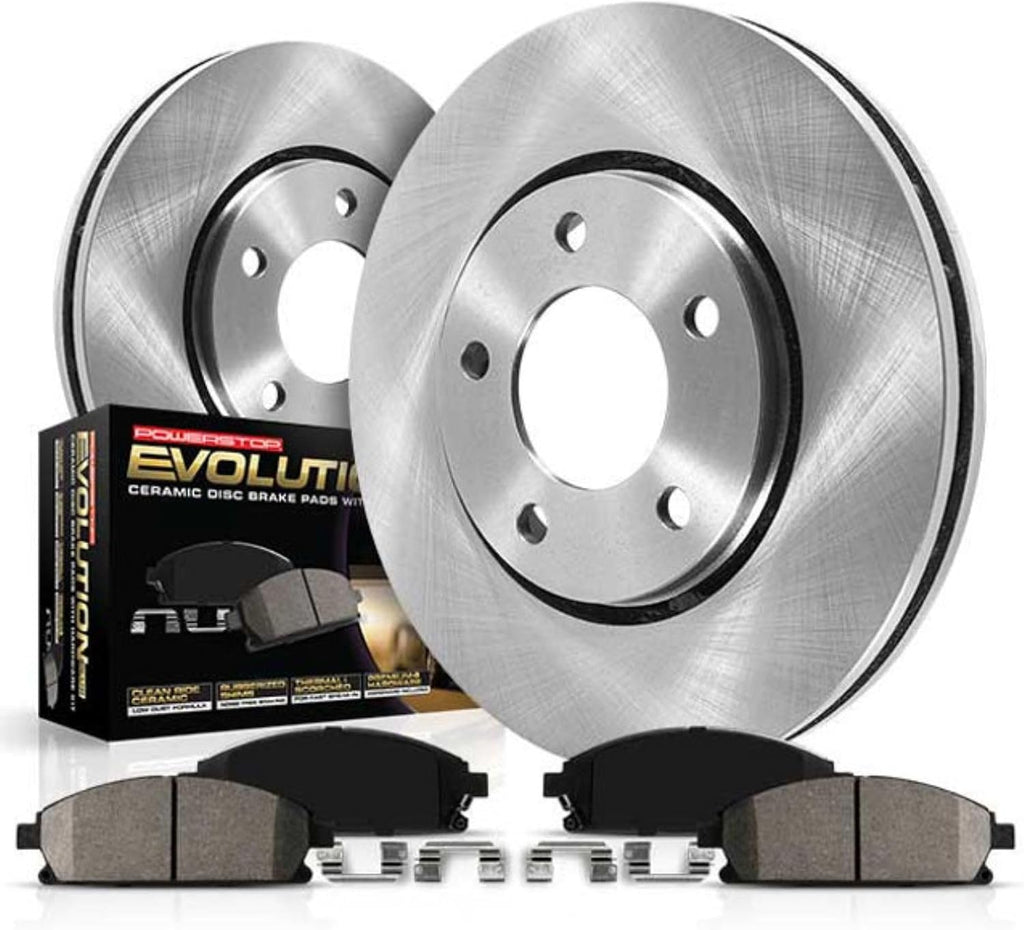 PowerStop Rear Brake Kit for Lexus GX470 2003-09 |Toyota 4Runner 2003-09 |FJ Cruiser 2007-09 |Sequoia 2001-07 - Z17 Ceramic Brake Pads & Disc Rotors Replacement, KOE2405