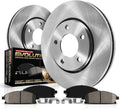 PowerStop Rear Brake Kit for Chevrolet Astro 2003-05 |Avalanche 1500 2002 |Silverado 1500 1999-06 |Silverado 1500 Classic 2007 - Z17 Ceramic Brake Pads & Disc Rotors Replacement, KOE2018