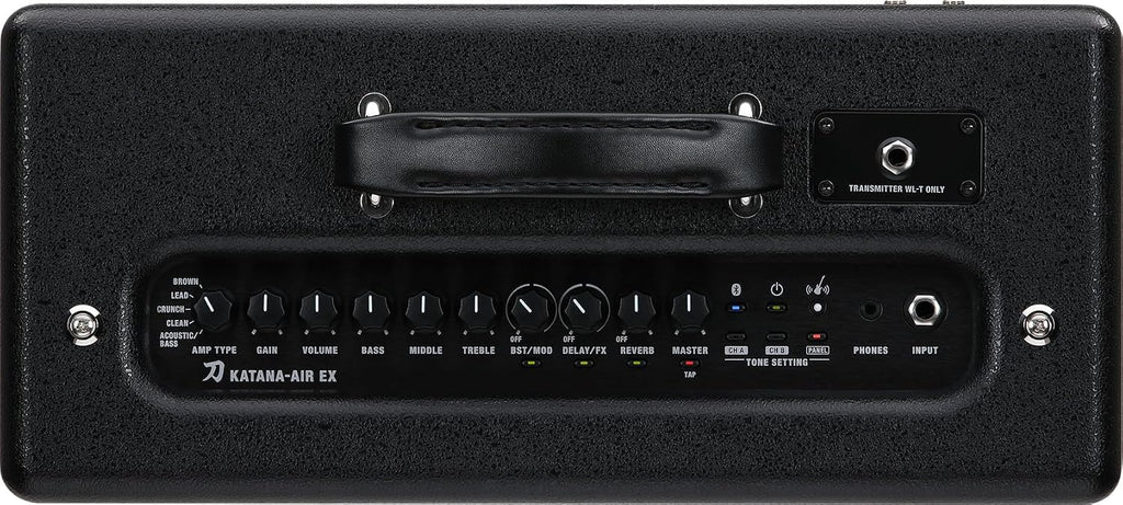 BOSS Katana-Air EX | Powerful Wireless Desktop Amplifier for Guitar, Bass & Acoustic-Electric Guitar & Bass | Stereo Sound with Dual Five-Inch Speakers | 5 Amp Characters | Premium Amps & Effects