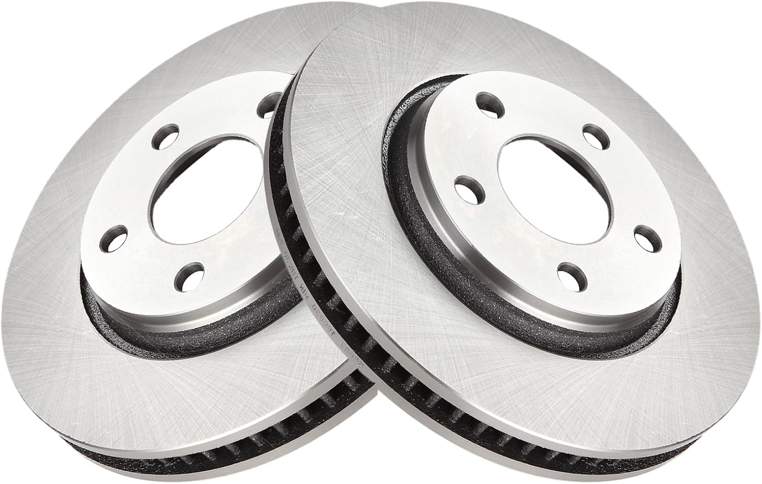 TRQ Front Brake Pad and Rotor Set Ceramic Vented Rotors Compatible with 2004 Pontiac Grand Prix
