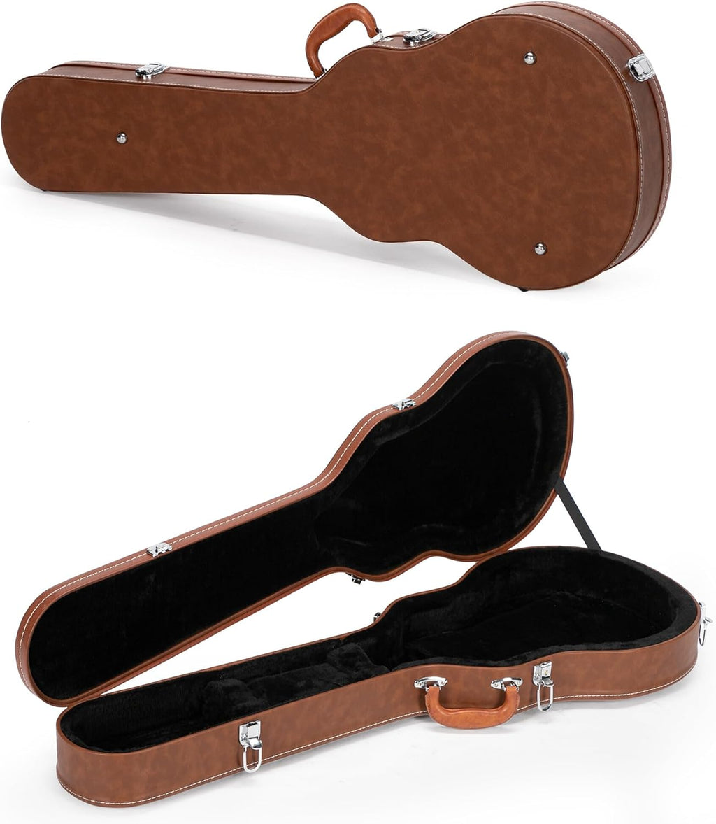 AW Les Paul Electric Guitar Hard Case for Gibson Les Paul Guitars LP Style Guitar Hard Shell Bulge Surface Lockable