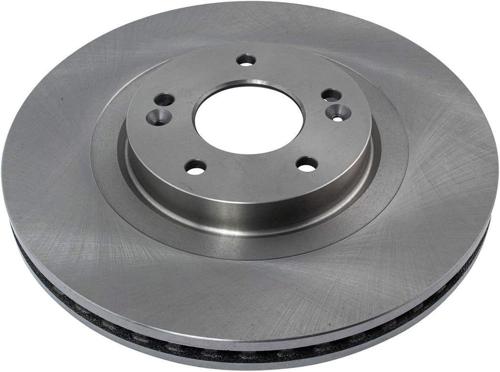 TRQ Front Brake Pad and Rotor Set Ceramic Vented Rotors Compatible with 2017-2018 Hyundai Santa Fe 2019 Santa Fe XL