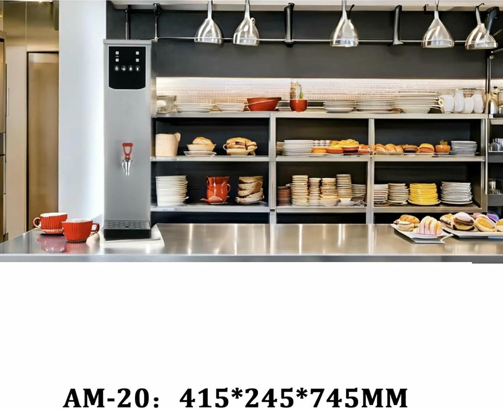 Commercial 20 litres Hot Water Boiler,Instant Water Boiler Lectric Kettles,Fast Boiling Water,2.5kW Autofill Stainless Steel Tea,for Staff Canteens,Offices