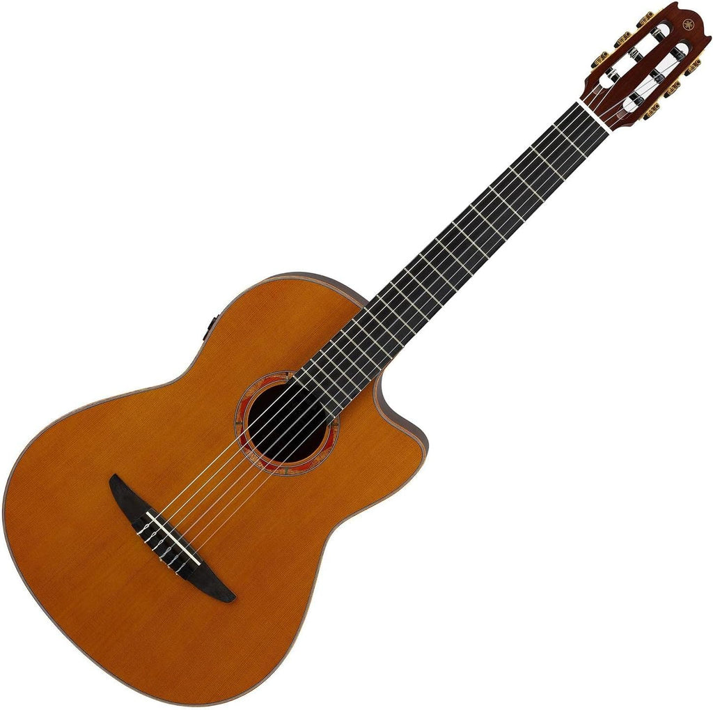 Yamaha NCX3C NT Cedar Top Cutaway Acoustic-Electric Nylon-String Classical Guitar With Reinforced Carrying Bag , Natural