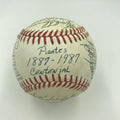 1887-1987 Pittsburgh Pirates Centennial Game Used Signed Baseball 17 Signatures - MLB Game Used Baseballs