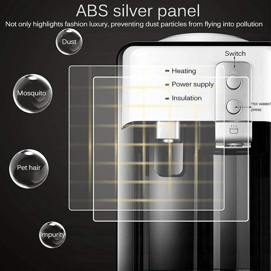 Freestanding Bottled Water Dispenser, High Capacity Electric Dispenser with Ice, Hot, Cold 3 Functionand Stainless Steel Inner Container