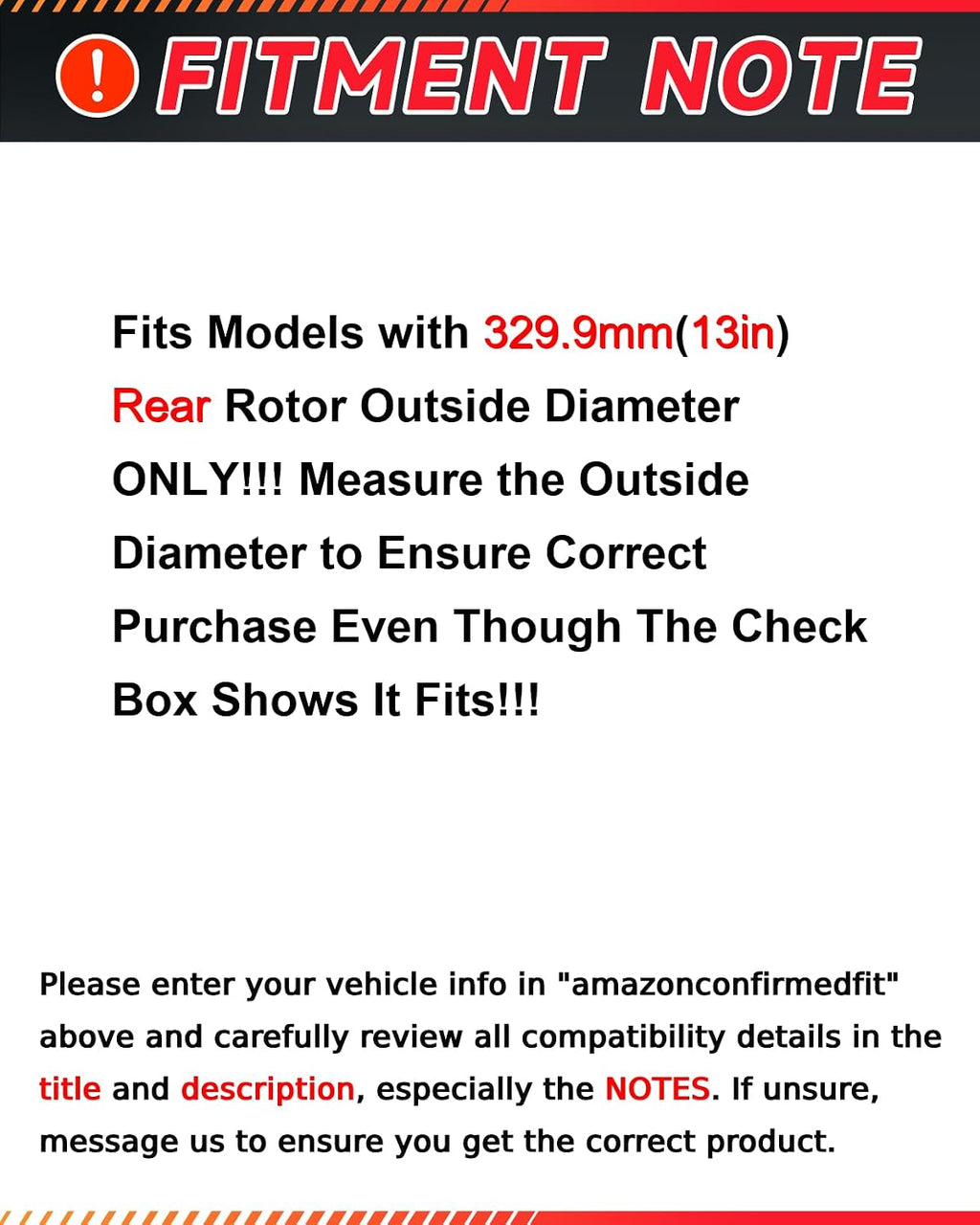 Rear Brakes and Rotors Kit Compatible with 2011-2020 Jeep Grand Cherokee, 2011-2020 Dodge Durango | 53061 & D1498-8698 | 329.9mm(13in)| Low Dust Noise Free-Drilled Slotted Brake Rotors Kit