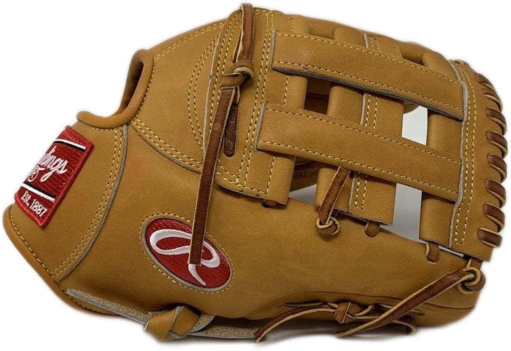 Rawlings Heart of The Hide Baseball Glove Pro Stiff & Standard Fit Models | Classic Colors | Sizes 11.5' - 12.75' | Multiple Styles (Tan | NP4 | H Web, 11.5' | Infield, Right Hand Throw)