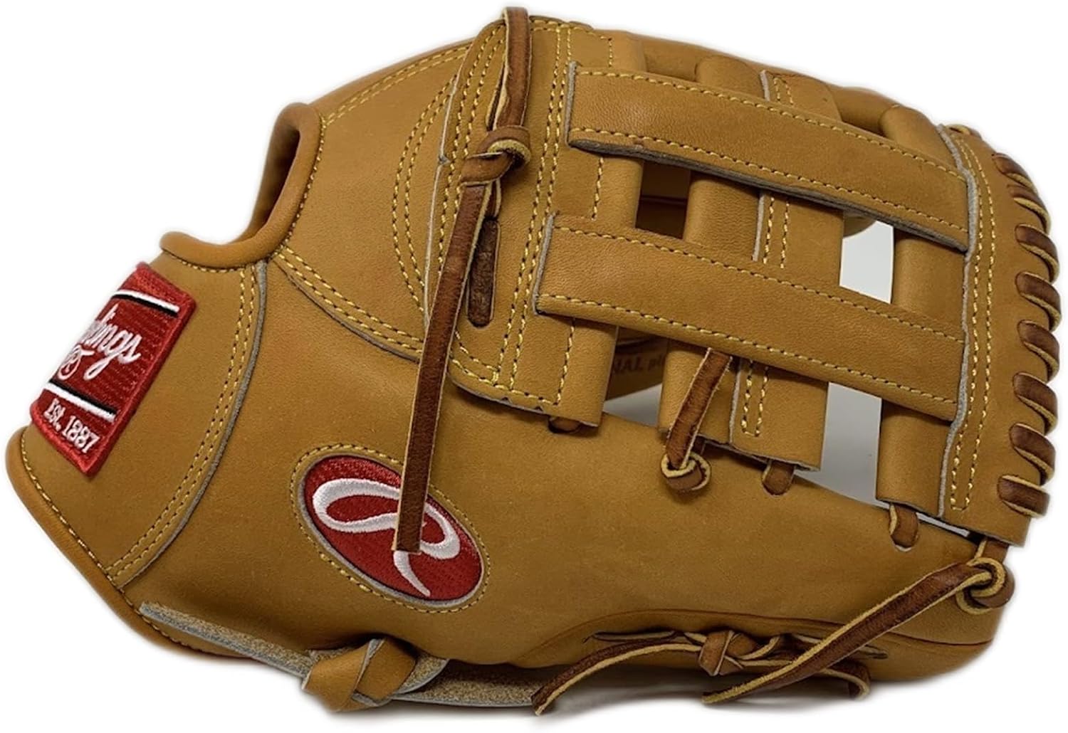 Rawlings Heart of The Hide Baseball Glove Pro Stiff & Standard Fit Models | Classic Colors | Sizes 11.5' - 12.75' | Multiple Styles (Tan | NP4 | H Web, 11.5' | Infield, Right Hand Throw)