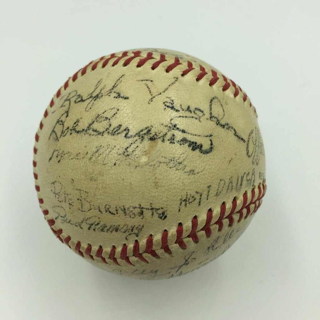 RARE Ted Williams World War 2 WW2 Team Signed Game Used Baseball PSA DNA COA - Autographed Baseballs