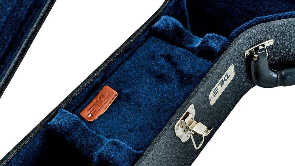 TKL LTD Arch-Top Dreadnought 6/12 String Hardshell Guitar Case (Compatible w/Gibson, Washburn, Takamine, Guild)