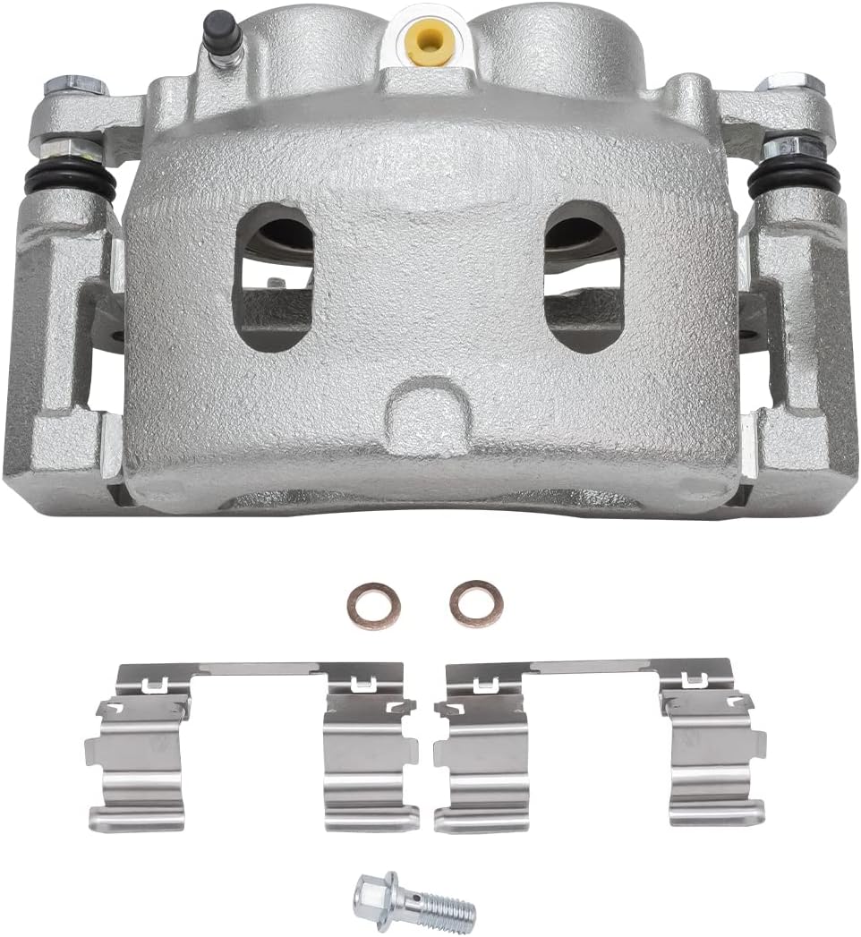 Detroit Axle - Front Brake Kit for Chevy GMC Silverado Suburban Express Sierra Savana Yukon XL 1500 Tahoe Avalanche Yukon, Cadillac Escalade ESV EXT XTS, Brake Rotors Left Brake Caliper: 12.99' inch