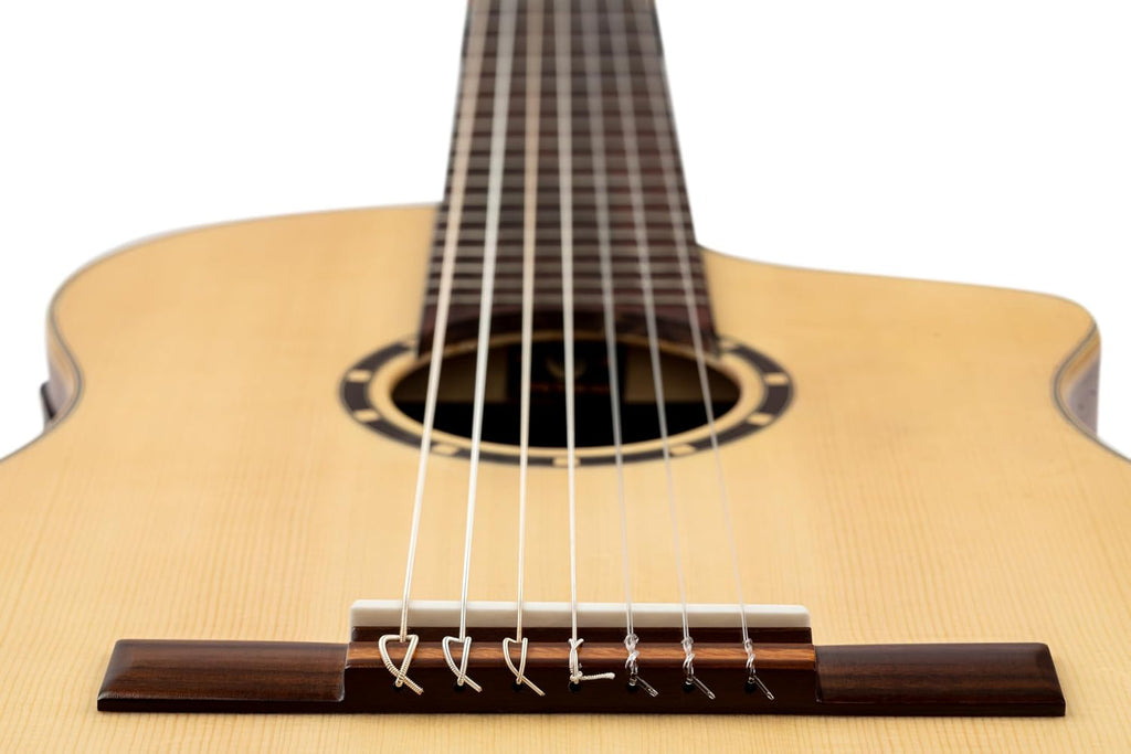 Family Series Pro 7-String Solid Top Acoustic-Electric Nylon Classical Guitar w/Bag