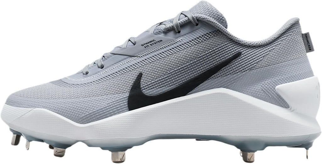 Nike Diamond Showcase MTL Baseball Cleats (Wolf Grey/White/Black)