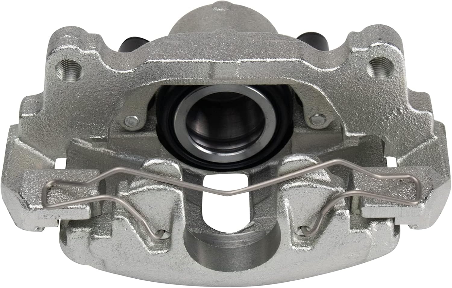 TRQ Front Brake Pad and Rotor Set Ceramic Rotors Calipers Hardware Compatible with 2013 Volkswagen GTI 2011 Jetta