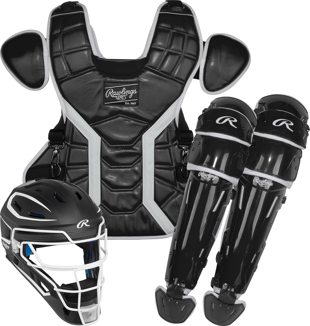 Rawlings | MACH PRO Series Baseball Catcher's Set | NOCSAE Certified | Adult & Intermediate Sizing | Multiple Colors