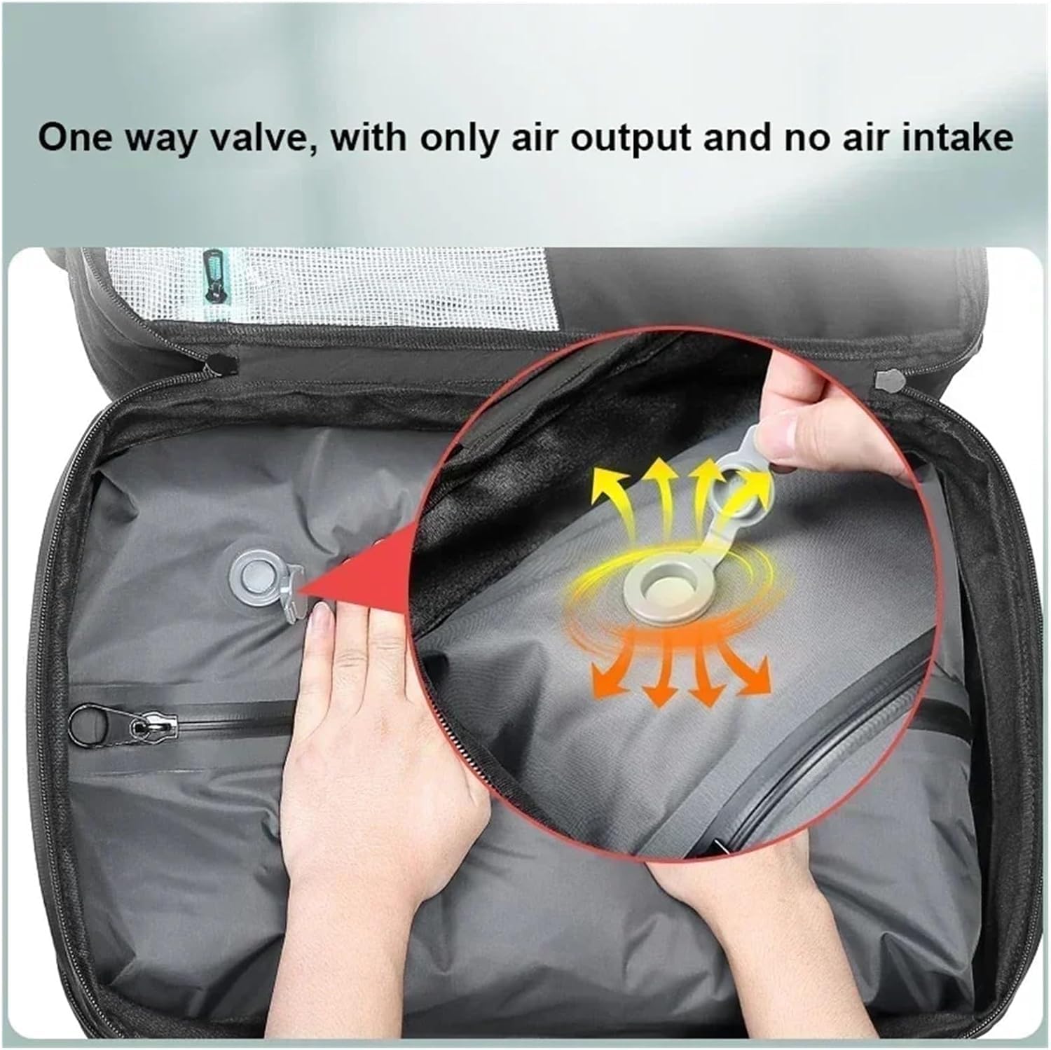 Vacuum Bags For Travel Backpack For Men Compression Waterproof 16 Inch Laptop Business Bag Expandable Luggage