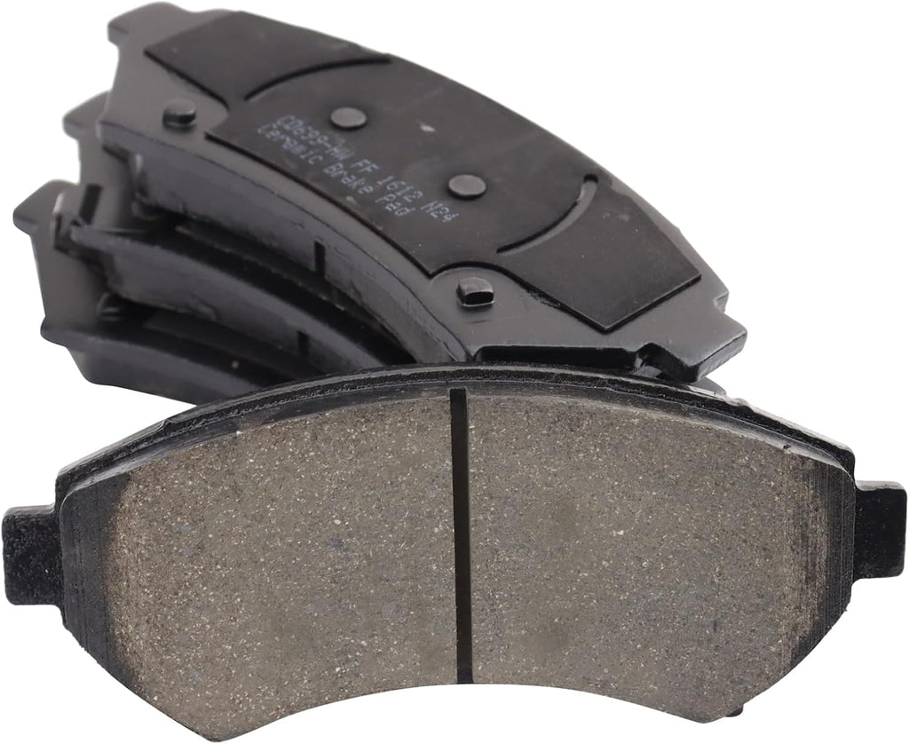 TRQ Front Brake Pad & Rotor Set Ceramic Calipers Compatible with 1997-2005 Buick LeSabre Cadillac DeVille Chevy Impala Monte Carlo 1997-2003 Oldsmobile Aurora Intrigue 2000-2003 Pontiac Bonneville