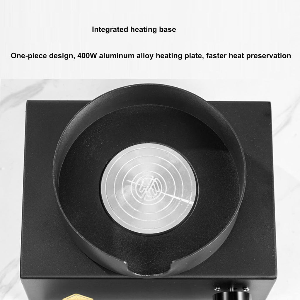 Electric Insulated Drink Dispenser, Hot Beverage Hot Chocolate Dispenser, Beverage Dispenser Hot Tea, Coffee, Cold Milk, Water, Juice, Cafeteria, 400W, Double h(Double Head 7lx2)