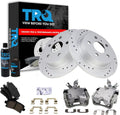 TRQ Performance Rear Brake Pad & Rotor Kit Compatible with 2011-2016 Buick 2013 Chevrolet
